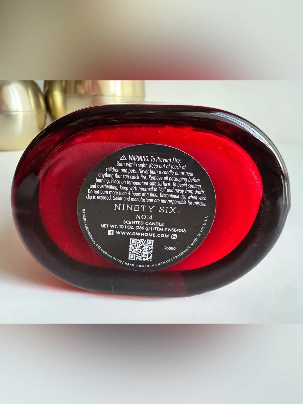 DW Home Ninety Six No. 04 2-Wick CandleRed Cherries, Saffron, Leather & Tonka